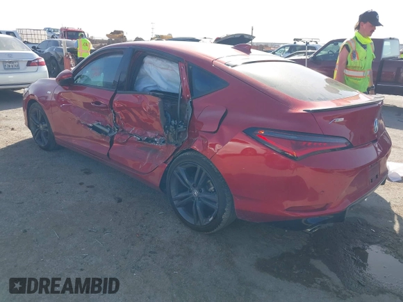 2024 Acura Integra Technology with VIN 19UDE4H62RA018916, listed as a IAAI auction lot 41742902 with 8,219 mi miles and . Bid and sale history available at DreamBid. Image 3.