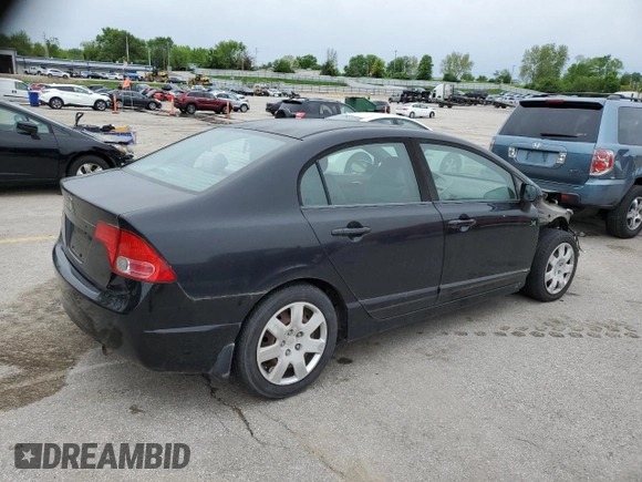 2008 Honda Civic LX z VIN 1HGFA16508L011429, wystawiony jako Copart lot #54947415 z przebiegiem 55 895 mil mil oraz Szkoda całkowita • Salvage title. Historia ofert i sprzedaży dostępna na DreamBid. Obrazek 3.