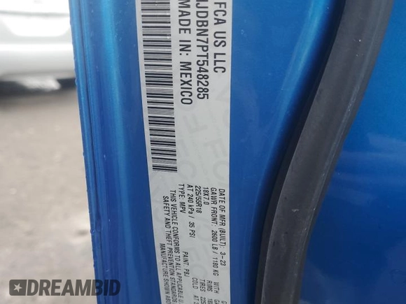 2023 Jeep Compass Latitude с VIN 3C4NJDBN7PT548285, выставлен на аукционе Copart как лот 61689895 с пробегом 19 749 миль миль и Списание • Salvage title. История ставок и продаж доступна на DreamBid. Изображение 13.