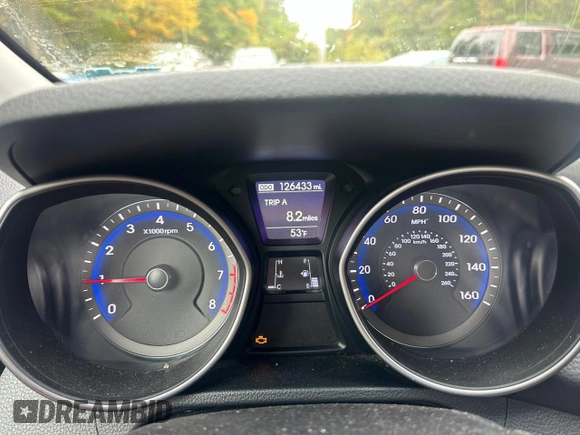 2014 Hyundai Elantra GT with VIN KMHD35LH8EU219081, listed as a Copart auction lot 74579264 with 126,433 mi miles and Clean Title. Bid and sale history available at carsss.com. Image 8.