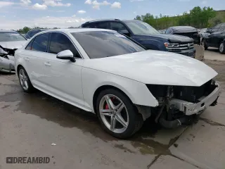 2018 Audi S4 Premium Plus with VIN WAUB4AF42JA172228, listed as a Copart auction lot 54327913 with 57,851 mi miles. Bid and sale history available at carsss.com. Image 4.