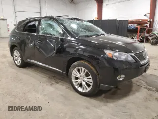 2012 Lexus RX 450h with VIN JTJBC1BA8C2427086, listed as a Copart auction lot 48743895 with 160,644 mi miles and Salvage title. Bid and sale history available at DreamBid. Image 4.
