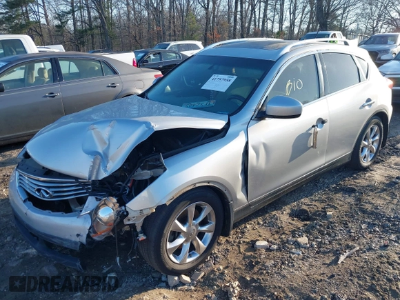 2008 Infiniti EX Journey with VIN JNKAJ09EX8M304729, listed as a IAAI auction lot 41757958 with Not provided miles and . Bid and sale history available at DreamBid. Image 2.