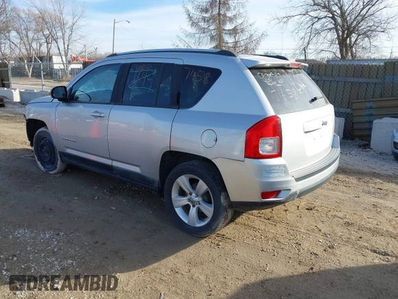 2012 Jeep Compass Sport with VIN 1C4NJCBA9CD716418, listed as a IAAI auction lot 41537458 with 111,532 mi miles. Bid and sale history available at carsss.com. Image 3.