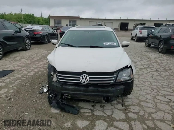 2015 Volkswagen Passat SE with VIN 1VWBS7A32FC078188, listed as a Copart auction lot 57938795 with 150,877 mi miles and Salvage title. Bid and sale history available at DreamBid. Image 14.