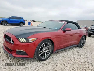 2015 Ford Mustang EcoBoost Premium with VIN 1FATP8UH5F5380428, listed as a Copart auction lot 58417675 with 91,201 mi miles and Salvage title. Bid and sale history available at DreamBid. Image 1.