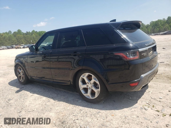 2019 Land Rover Range Rover Sport HSE with VIN SALWR2RV2KA827403, listed as a Copart auction lot 55472815 with 108,243 mi miles and Clean Title. Bid and sale history available at carsss.com. Image 2.