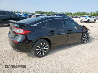 2024 Honda Civic EX-L z VIN 19XFL1H79RE021846, wystawiony jako Copart lot #58042795 z przebiegiem 2587 mil mil oraz Szkoda całkowita • Salvage title. Historia ofert i sprzedaży dostępna na DreamBid. Obrazek 3.