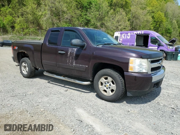 2008 Chevrolet Silverado 1500 1LT with VIN 2GCEK19JX81184901, listed as a Copart auction lot 55455465 with 180,188 mi miles and Clean Title. Bid and sale history available at DreamBid. Image 4.