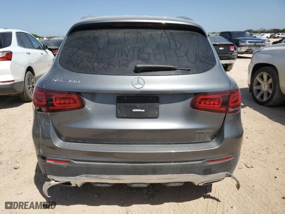 2021 Mercedes-Benz GLC with VIN W1N0G8DB5MV264533, listed as a Copart auction lot 52775905 with 56,384 mi miles and Salvage Title. Bid and sale history available at carsss.com. Image 6.