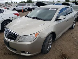 2013 Buick LaCrosse Premium 1 with VIN 1G4GF5E38DF157268, listed as a Copart auction lot 66543174 with 137,997 mi miles and Salvage title. Bid and sale history available at DreamBid. Image 1.