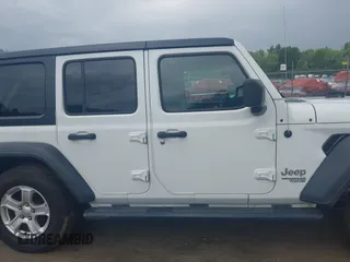 2018 Jeep Wrangler Unlimited Sport S with VIN 1C4HJXDG0JW324211, listed as a IAAI auction lot 42388525 with 79,278 mi miles and . Bid and sale history available at DreamBid. Image 14.