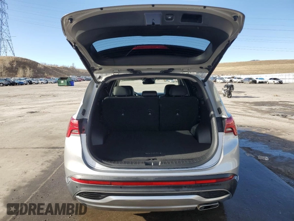 2022 Hyundai Santa Fe Limited with VIN 5NMS4DAL1NH401805, listed as a Copart auction lot 48433965 with 37,503 mi miles and Salvage Title. Bid and sale history available at carsss.com. Image 6.