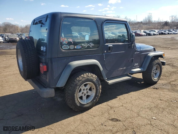 2004 Jeep Wrangler Sport with VIN 1J4FA49S64P755860, listed as a Copart auction lot 46812015 with 221,973 mi miles and Clean Title. Bid and sale history available at carsss.com. Image 3.
