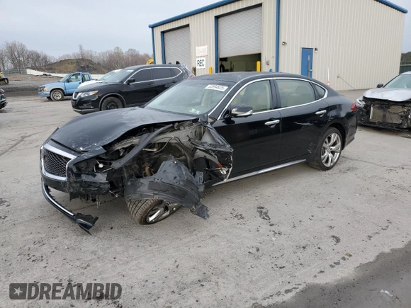 2015 Infiniti Q70 with VIN JN1BY1PR5FM830652, listed as a Copart auction lot 52894625 with 102,387 mi miles and Salvage Title. Bid and sale history available at DreamBid. Image 1.