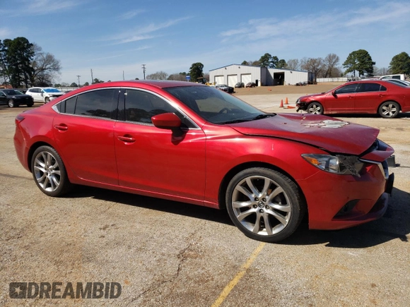 2014 Mazda 6 i Grand Touring with VIN JM1GJ1W50E1101352, listed as a Copart auction lot 48935025 with Not Provided miles and Salvage Title. Bid and sale history available at carsss.com. Image 4.