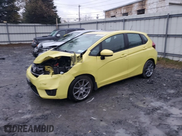 2015 Honda Fit EX with VIN 3HGGK5G80FM769753, listed as a Copart auction lot 82229354 with 101,079 mi miles and Salvage title. Bid and sale history available at DreamBid. Image 1.