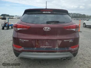 2017 Hyundai Tucson Sport with VIN KM8J3CA26HU406958, listed as a Copart auction lot 50795255 with 106,406 mi miles and Salvage Title. Bid and sale history available at carsss.com. Image 6.