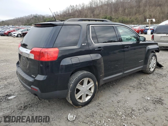 2012 GMC Terrain SLT-1 with VIN 2GKFLVE59C6392754, listed as a Copart auction lot 86542724 with 182,470 mi miles and Salvage Title. Bid and sale history available at carsss.com. Image 3.