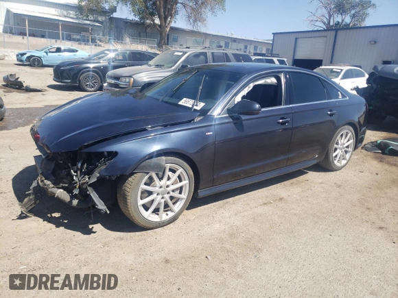 2018 Audi A6 Premium Plus with VIN WAUD8AFC8JN101256, listed as a Copart auction lot 56673244 with 0 mi miles and Salvage Title. Bid and sale history available at carsss.com. Image 1.