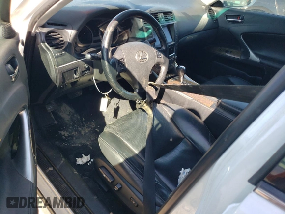 2010 Lexus IS 350 with VIN JTHBE5C26A5024732, listed as a Copart auction lot 50428405 with Not Provided miles and Salvage Title. Bid and sale history available at DreamBid. Image 8.
