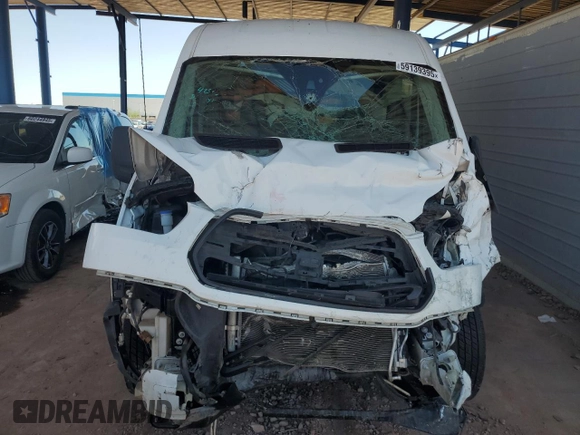 2018 Ford Transit with VIN 1FTYR2CM7JKA51973, listed as a Copart auction lot 59139395 with Not provided miles and Salvage title. Bid and sale history available at DreamBid. Image 5.
