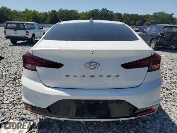 2020 Hyundai Elantra SEL with VIN 5NPD84LF0LH565065, listed as a Copart auction lot 52923165 with 81,485 mi miles and Non Repairable. Bid and sale history available at DreamBid. Image 6.