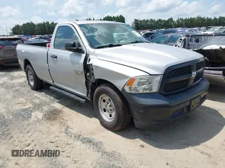 2018 Ram 1500 Tradesman with VIN 3C6JR6DG8JG129127, listed as a IAAI auction lot 42540299 with 117,414 mi miles and . Bid and sale history available at DreamBid. Image 1.