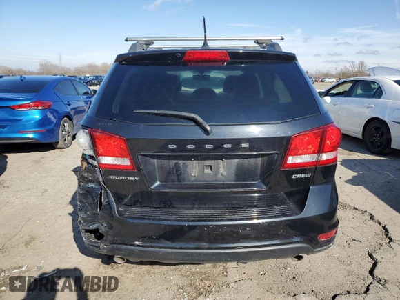 2013 Dodge Journey Crew with VIN 3C4PDCDG4DT588442, listed as a Copart auction lot 51350775 with 151,172 mi miles and Salvage title. Bid and sale history available at DreamBid. Image 6.