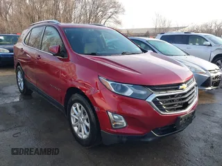 2018 Chevrolet Equinox LT z VIN 3GNAXSEV4JS512037, wystawiony jako IAAI lot #41773350 z przebiegiem 132 379 mil mil oraz . Historia ofert i sprzedaży dostępna na DreamBid. Obrazek 1.
