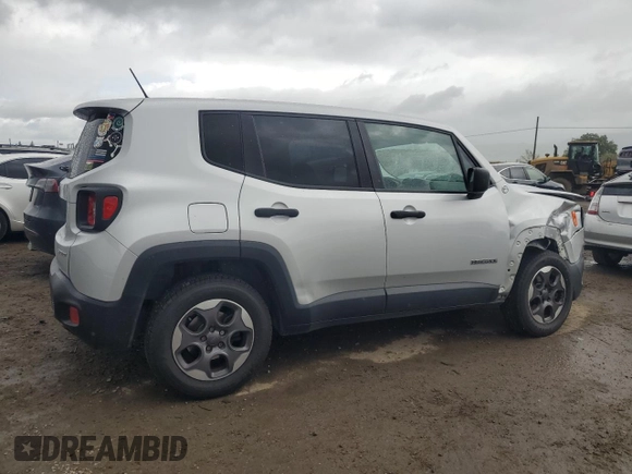 2015 Jeep Renegade Sport with VIN ZACCJBAT5FPC21353, listed as a Copart auction lot 50152355 with 195,175 mi miles and Salvage Title. Bid and sale history available at DreamBid. Image 3.