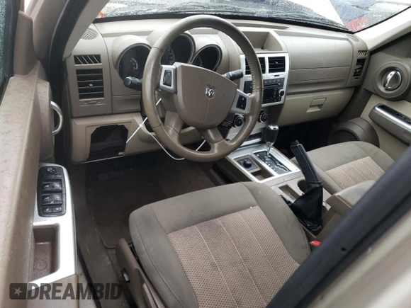 2010 Dodge Nitro SXT with VIN 1D4PU5GK5AW124354, listed as a Copart auction lot 80771444 with Not Provided miles and Clean Title. Bid and sale history available at DreamBid. Image 8.