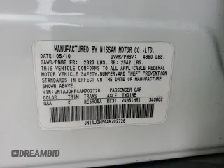 2010 Infiniti EX Journey with VIN JN1AJ0HP4AM702726, listed as a Copart auction lot 52411555 with 144,488 mi miles and Clean Title. Bid and sale history available at carsss.com. Image 13.