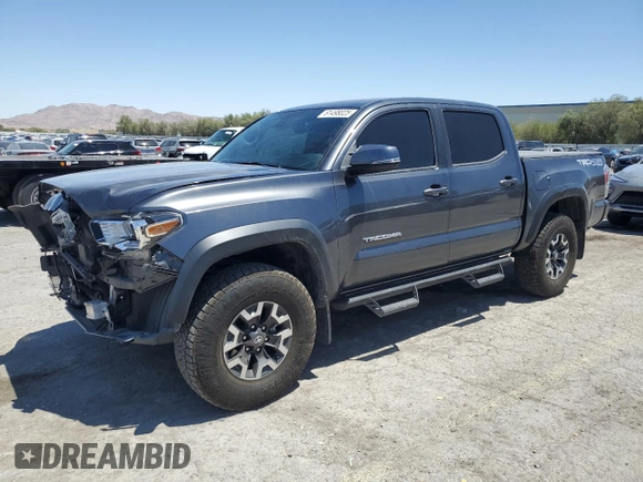 2022 Toyota Tacoma SR with VIN 3TMCZ5AN5NM482575, listed as a Copart auction lot 61498025 with 49,046 mi miles and Salvage title. Bid and sale history available at DreamBid. Image 1.