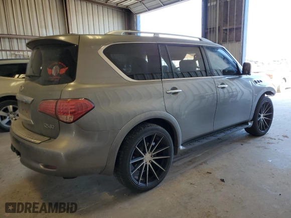2014 Infiniti QX80 with VIN JN8AZ2NF8E9553831, listed as a Copart auction lot 48988275 with 181,656 mi miles and Salvage Title. Bid and sale history available at carsss.com. Image 3.
