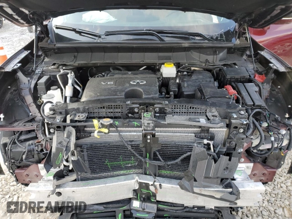2024 Infiniti QX60 Autograph with VIN 5N1DL1HU5RC330620, listed as a Copart auction lot 88889455 with 8,906 mi miles and Salvage title. Bid and sale history available at DreamBid. Image 12.