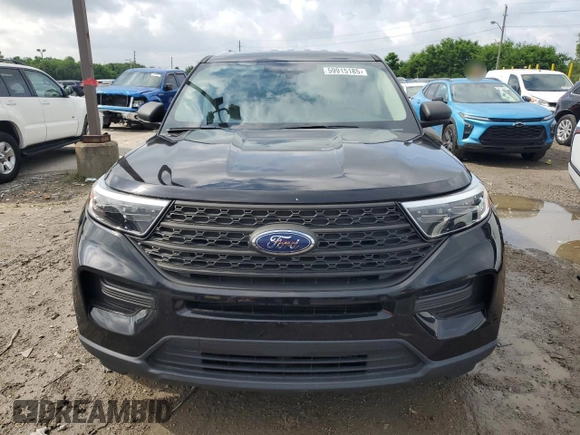 2020 Ford Explorer with VIN 1FMSK8BH8LGB76502, listed as a Copart auction lot 59915185 with 45,056 mi miles and Salvage title. Bid and sale history available at DreamBid. Image 5.