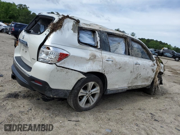 2011 Toyota Highlander Limited with VIN 5TDDK3EH2BS065699, listed as a Copart auction lot 57213085 with 250,015 mi miles and Salvage title. Bid and sale history available at DreamBid. Image 3.