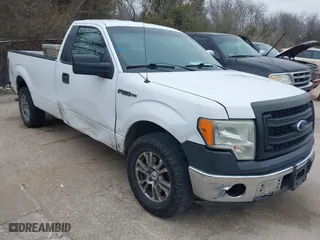 2014 Ford F-150 XL with VIN 1FTMF1CMXEKE52148, listed as a IAAI auction lot 41648885 with 273,189 mi miles. Bid and sale history available at carsss.com. Image 1.