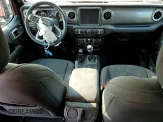 2022 Jeep Wrangler Unlimited Sahara Altitude with VIN 1C4HJXEG6NW117231, listed as a Copart auction lot 71226934 with 36,897 mi miles and Clean title. Bid and sale history available at DreamBid. Image 8.