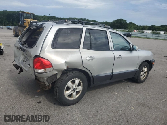 2005 Hyundai Santa Fe GLS with VIN KM8SC73D95U010433, listed as a Copart auction lot 62237784 with 176,627 mi miles and Clean Title. Bid and sale history available at carsss.com. Image 3.