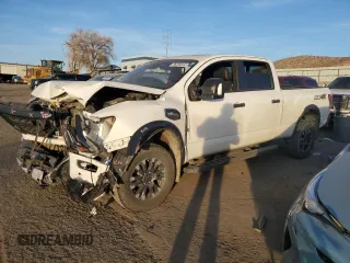 2023 Nissan Titan Pro-4X with VIN 1N6AA1FB2PN104306, listed as a Copart auction lot 86339244 with 39,880 mi miles and Salvage title. Bid and sale history available at DreamBid. Image 1.