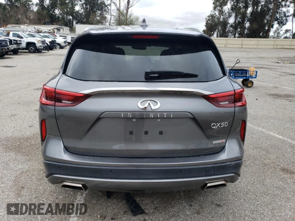 2020 Infiniti QX50 Essential z VIN 3PCAJ5M16LF113796, wystawiony jako Copart lot #48614265 z przebiegiem Nie podano mil oraz Szkoda całkowita • Salvage title. Historia ofert i sprzedaży dostępna na DreamBid. Obrazek 6.