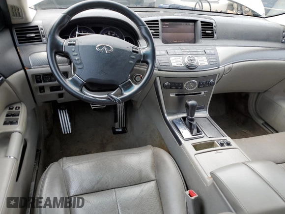 2008 Infiniti M with VIN JNKAY01E58M600619, listed as a Copart auction lot 45936145 with 134,958 mi miles and Salvage title. Bid and sale history available at DreamBid. Image 8.