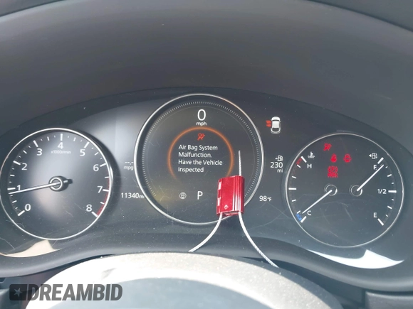 2023 Mazda CX-30 S Carbon Edition with VIN 3MVDMBCM4PM542160, listed as a IAAI auction lot 42175395 with 11,340 mi miles and . Bid and sale history available at DreamBid. Image 7.