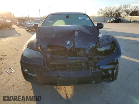 2014 BMW X6 xDrive35i with VIN 5UXFG2C52E0H09997, listed as a Copart auction lot 88328005 with 164,386 mi miles and Salvage Title. Bid and sale history available at carsss.com. Image 5.