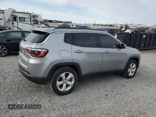 2021 Jeep Compass Latitude with VIN 3C4NJCBB6MT522725, listed as a Copart auction lot 52069125 with 54,008 mi miles and Salvage title. Bid and sale history available at DreamBid. Image 3.