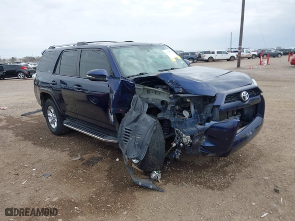 2019 Toyota 4Runner SR5 with VIN JTEBU5JR3K5722863, listed as a IAAI auction lot 41578713 with 109,723 mi miles. Bid and sale history available at carsss.com. Image 1.