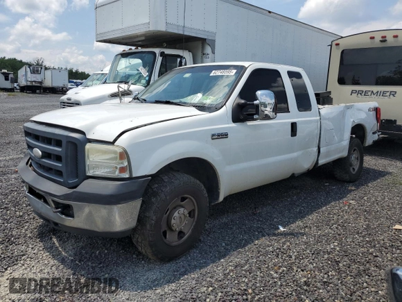 2006 Ford F-250 XL with VIN 1FTSX20576EC87733, listed as a Copart auction lot 62748595 with 285,236 mi miles and Salvage title. Bid and sale history available at DreamBid. Image 1.