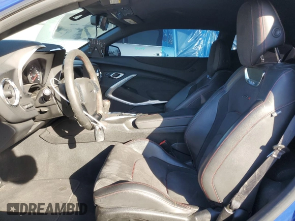 2022 Chevrolet Camaro ZL1 with VIN 1G1FJ1R68N0104269, listed as a Copart auction lot 75497734 with 14,083 mi miles and Salvage Title. Bid and sale history available at carsss.com. Image 7.